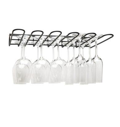 Hahn Glass Hanger 5 rækker, sort